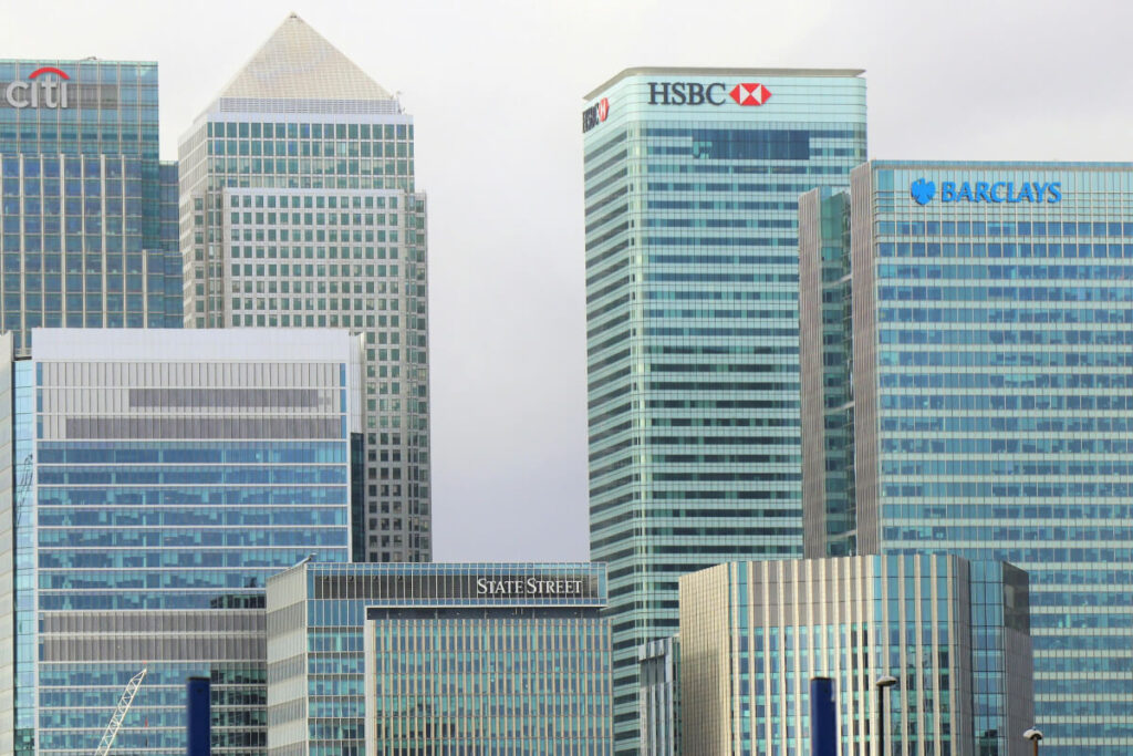 A picture of a UK Skyline with